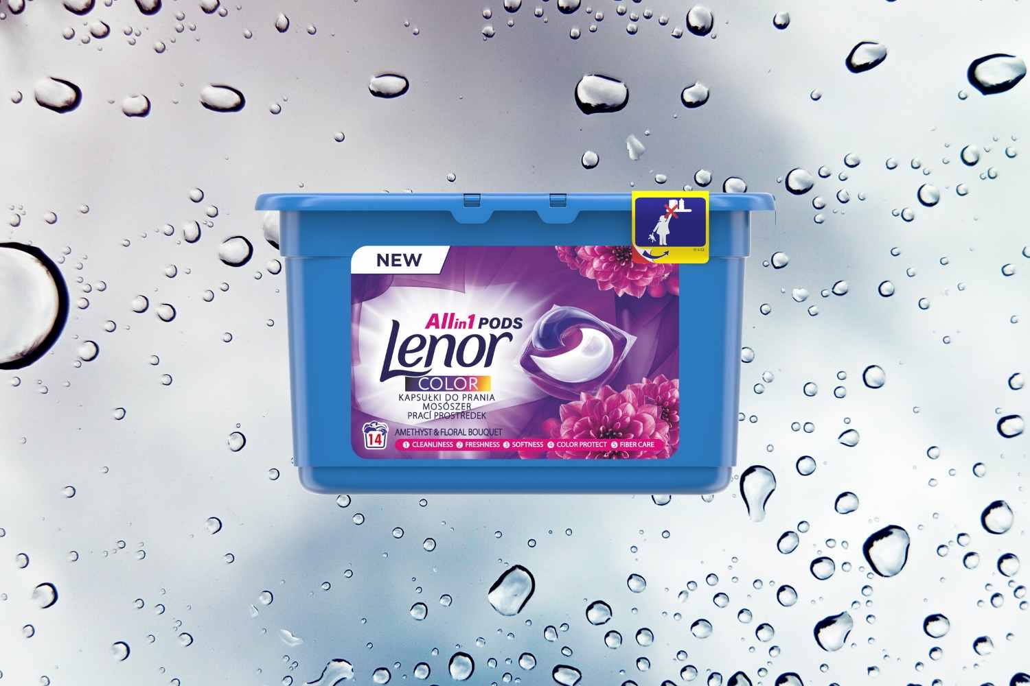 Lenor Amethyst Color All in 1 Mosókapszula